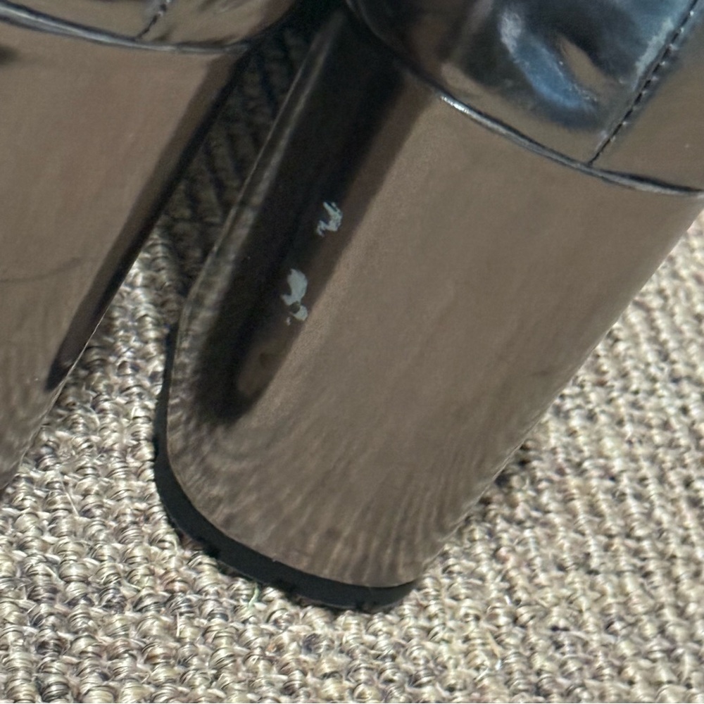 Naturalizer Callie Moc Leather Slip on Loafer Heels - Picture 6 of 9